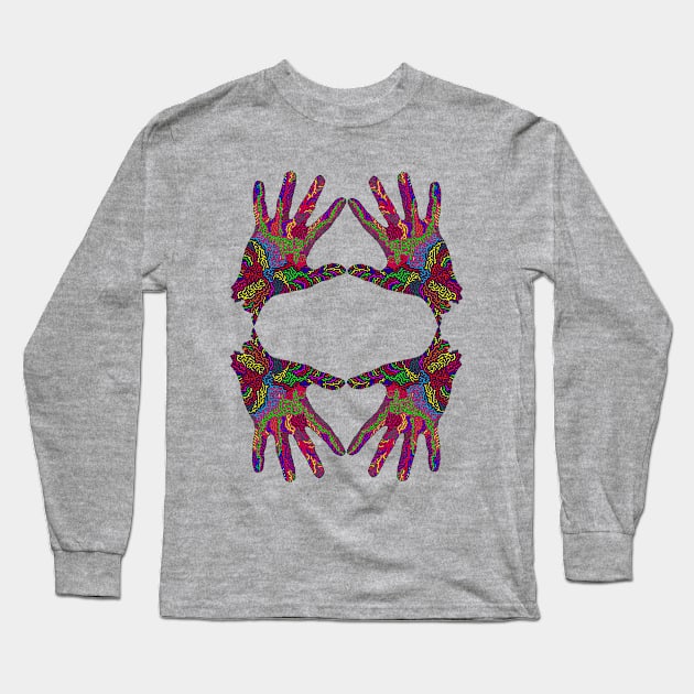 Infected Hands Long Sleeve T-Shirt by NightserFineArts